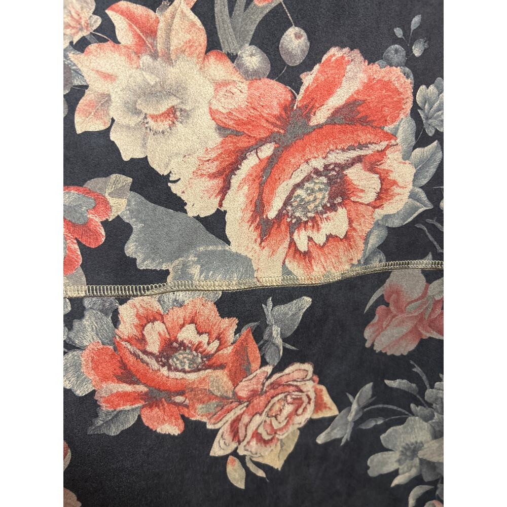 NWT Anthropologie Floral Faux Suede super soft Jacket Boho Festival Layer Size L - Picture 9 of 11